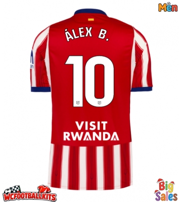 Atletico Madrid Alex Baena #10 Replica Home Stadium Shirt 2026-27 Short Sleeve